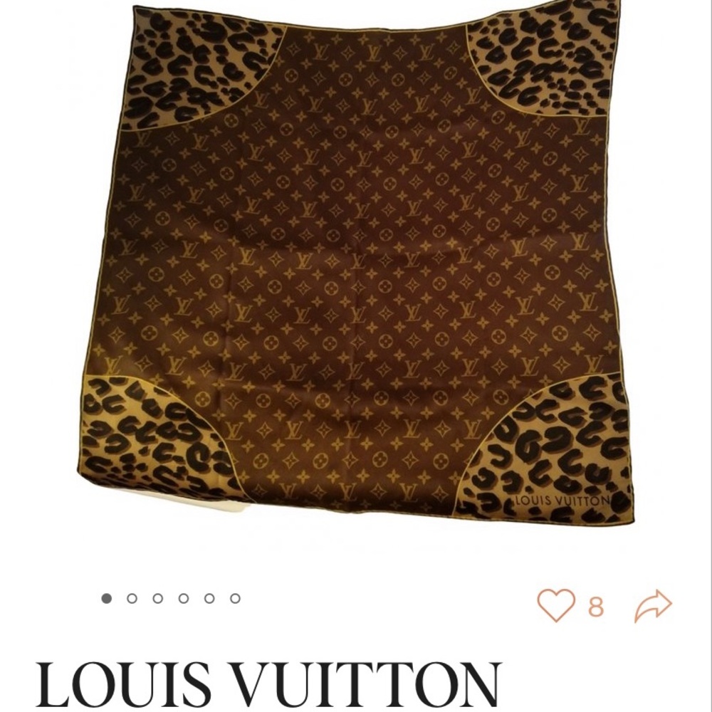 This item has been sold ! Louis Vuitton Silk Scarf 100% authentic